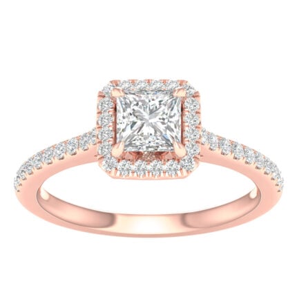 14K 1.25CT  Lab Grown Diamond Engagement Ring