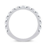 14K White Gold 1.50CT LAB GROWN DIAMOND BAND - Image 3