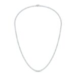 14K 10.00CT DIAMOND NECKLACE TENNIS 17 INCH