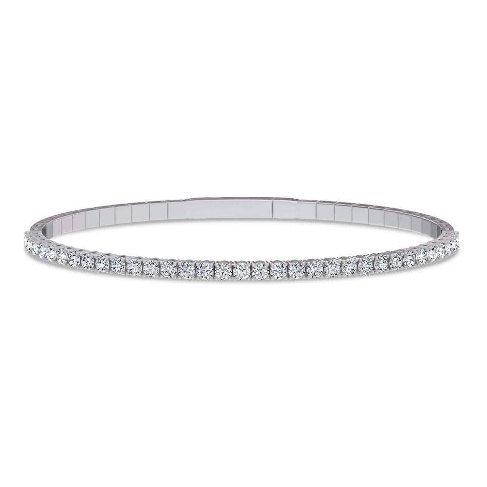 14K 2.00ct Lab Grown Diamond Bangle - Image 1
