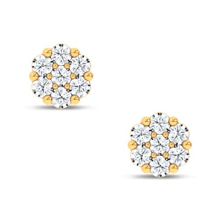 14K 0.15CT  Lab Grown DIAMOND EARRING