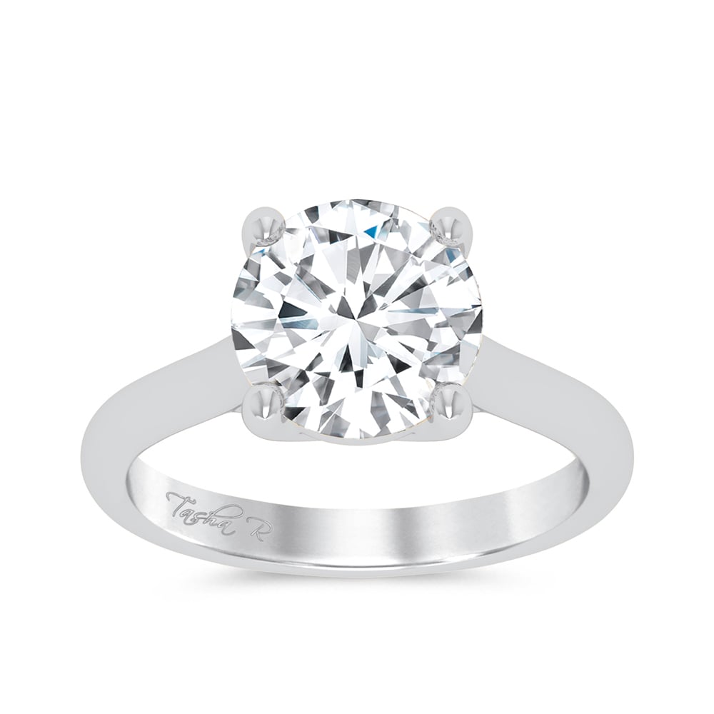 14K 3.00CT Certified Lab Grown Engagement Ring - Image 1