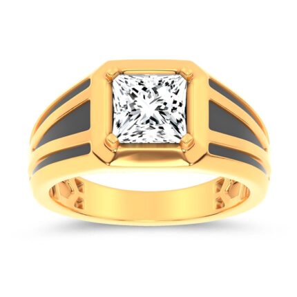 14K 2.00CT Certified Lab Grown Mens Ring