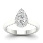 14K 0.75CT  Lab Grown Diamond Engagement Ring