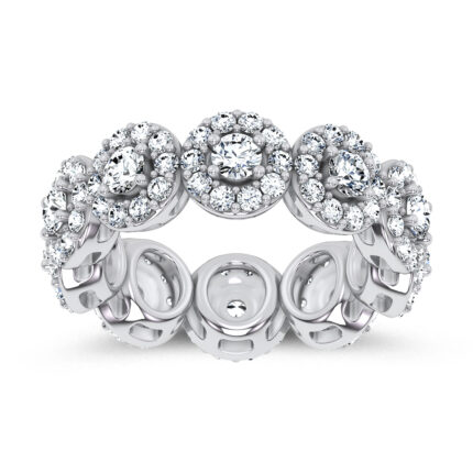 14K 3.00CT Certified Lab Grown Band