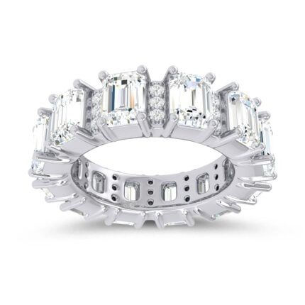 14K 5.00CT Certified Lab Grown Band