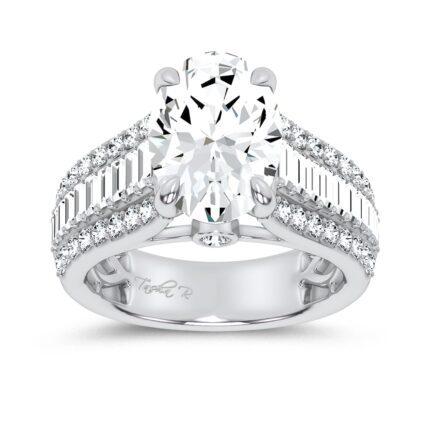 14K 4.00CT Certified Lab Grown Engagement Ring
