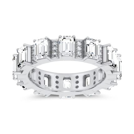 14K 3.17CT Certified Lab Grown Band