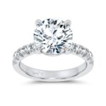 14K 4.50CT Certified Lab Grown Engagement Ring
