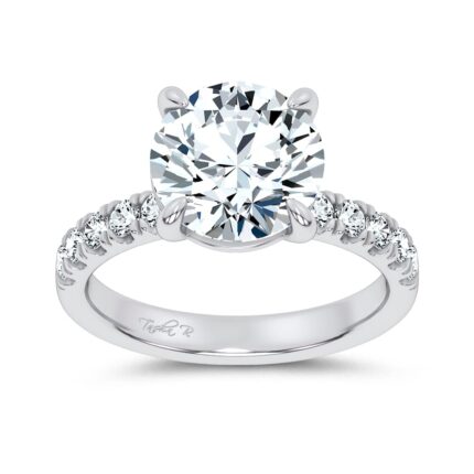 14K 4.50CT Certified Lab Grown Engagement Ring