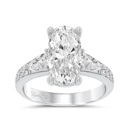 14K 3.90CT Certified Lab Grown Diamond Ring