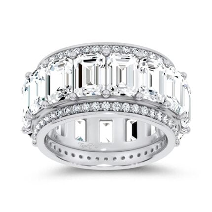 14K 12.00CT Certified Lab Grown Band