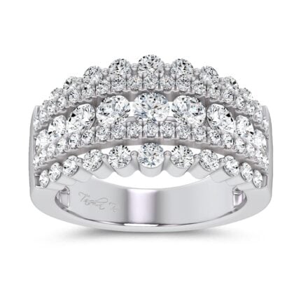 14K 2.00CT Lab Grown Ladies Band