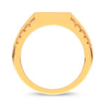 14K Yellow Gold 1.50CT LAB GROWN Diamond Mens Ring - Image 3
