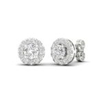 14K White Gold 1.00CT Lab Grown Diamond Earring