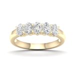 14K Yellow Gold 1.00CT Lab Diamond Ring