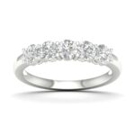 14K White Gold 1.00CT Lab Diamond Ring