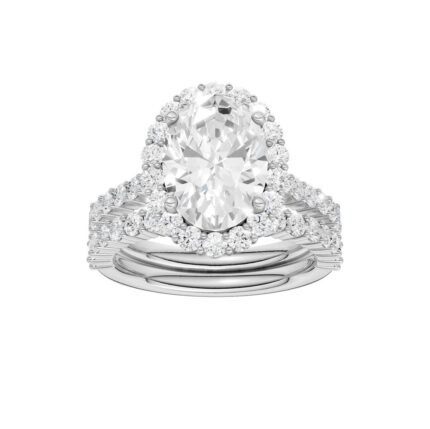 14K 4.00CT DIAMOND BRIDAL SET