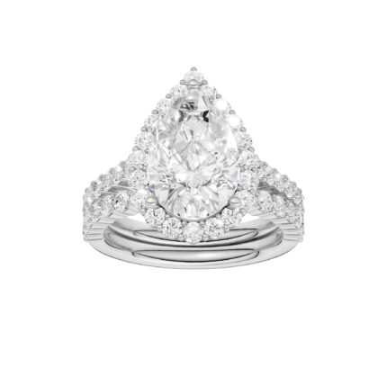 14K 4.00CT DIAMOND BRIDAL SET
