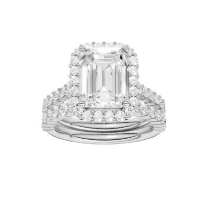 14K 4.00CT DIAMOND BRIDAL SET