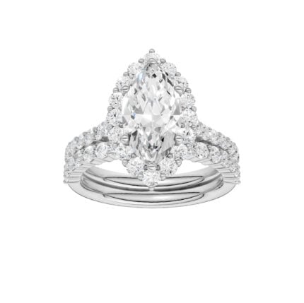 14K 3.00CT DIAMOND BRIDAL SET