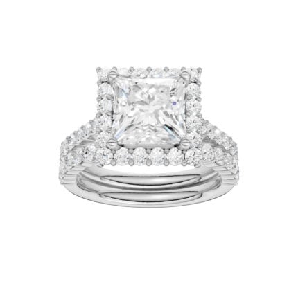 14K 4.00CT DIAMOND BRIDAL SET