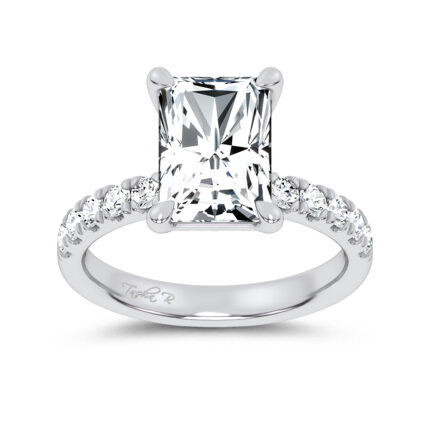 14K 4.50CT Certified Lab Grown Engagement Ring