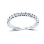14K White Gold 0.50CT Lab Grown Ladies Band