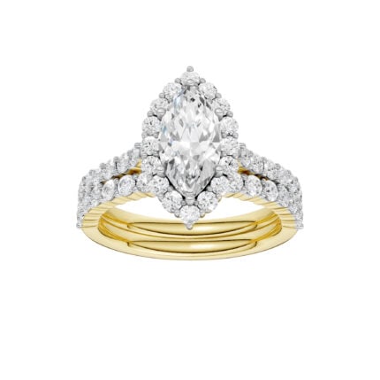 14K 2.00CT DIAMOND BRIDAL SET