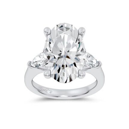 14K 7.80CT Certified Lab Grown Engagement Ring