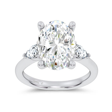 14K 6.61CT Certified Lab Grown Engagement Ring