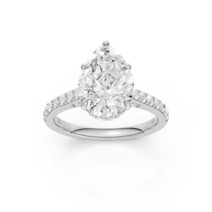 14K 3.50CT Lab Grown Diamond Engagement Ring