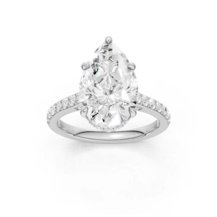 14K 4.50CT Lab Grown Diamond Engagement Ring