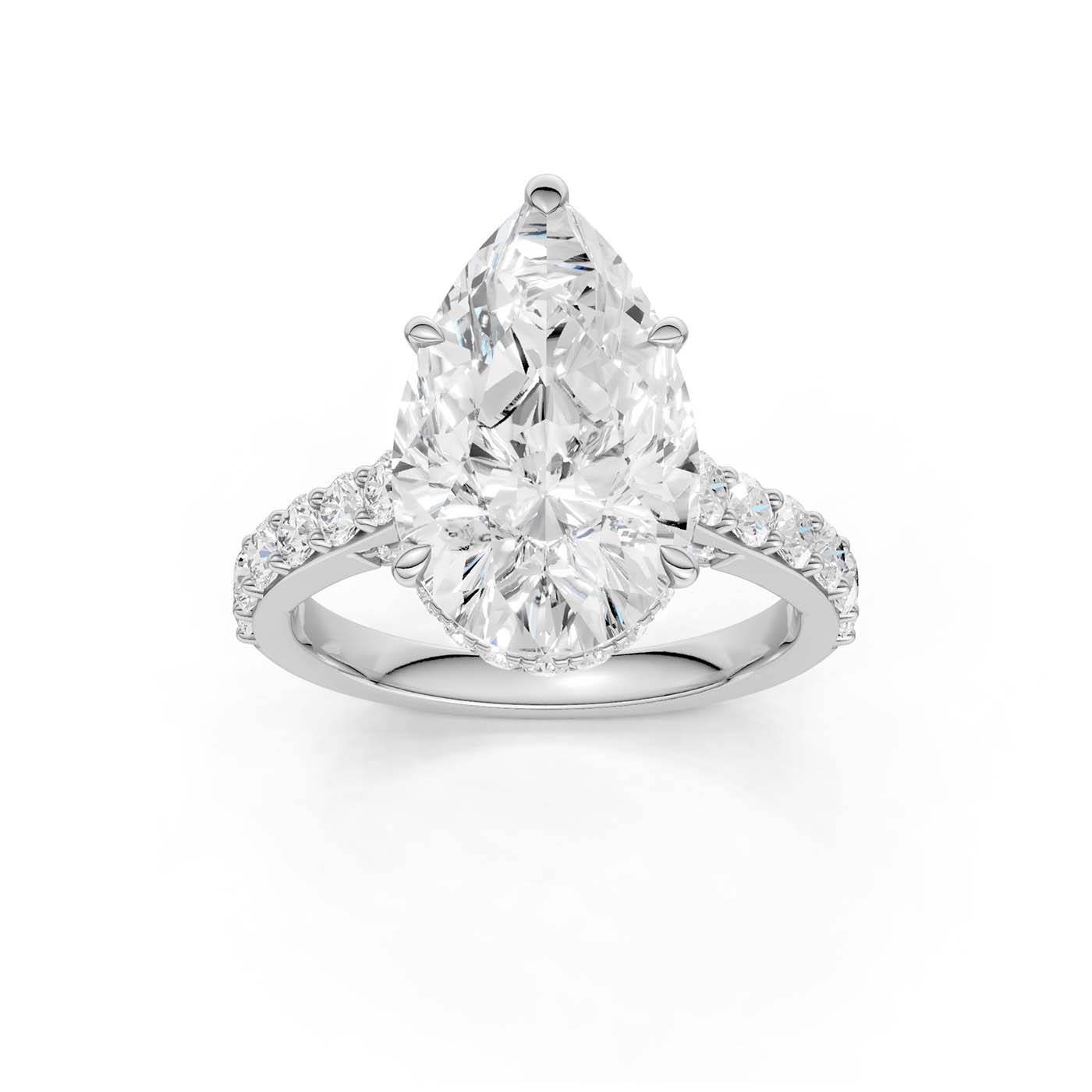 14K 6.00CT Lab Grown Diamond Engagement Ring - Image 1