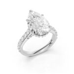 14K 6.00CT Lab Grown Diamond Engagement Ring - Image 4