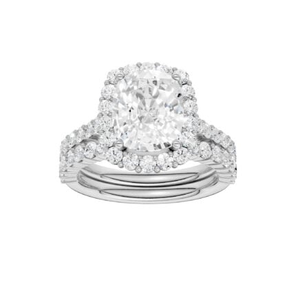 14K 4.00CT DIAMOND BRIDAL SET