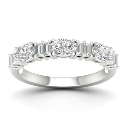 14K 1.00CT Fancy Lab Grown Diamond Band