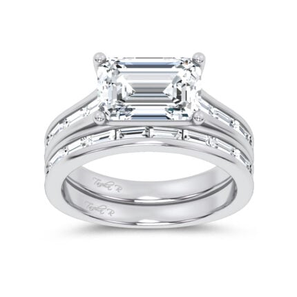 14K 3.59CT DIAMOND BRIDAL SET