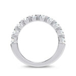 14K White Gold 1.50CT  Lab Diamond Band - Image 3