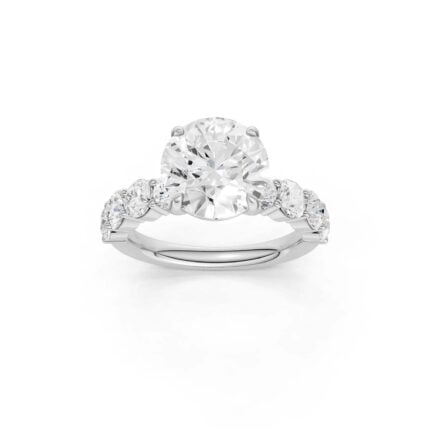 14K 4.50CT Lab Grown Diamond Engagement Ring