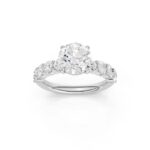 14K 3.00CT Lab Grown Diamond Engagement Ring
