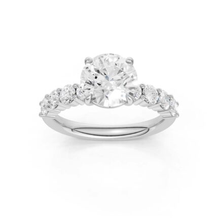 14K 2.75CT Lab Grown Diamond Engagement Ring