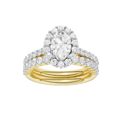 14K 2.00CT DIAMOND BRIDAL SET