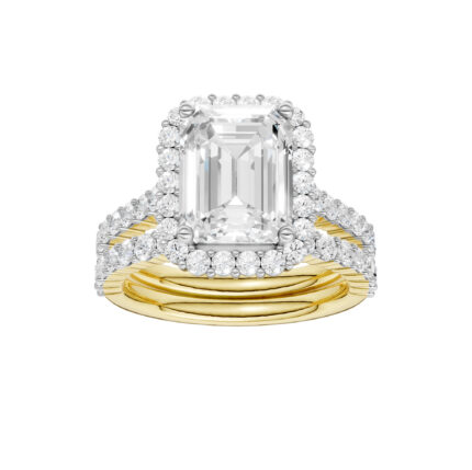 14K 4.00CT DIAMOND BRIDAL SET