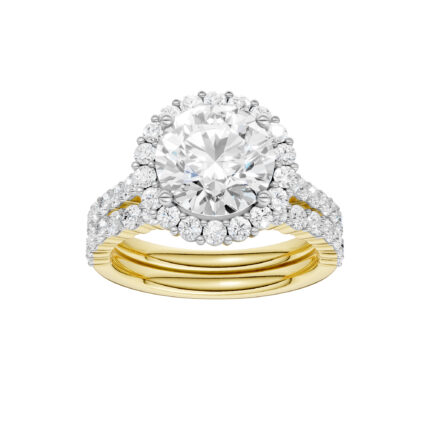 14K 4.00CT DIAMOND BRIDAL SET
