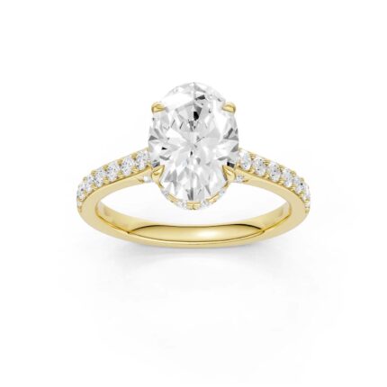 14K 2.50CT Lab Grown Diamond Engagement Ring
