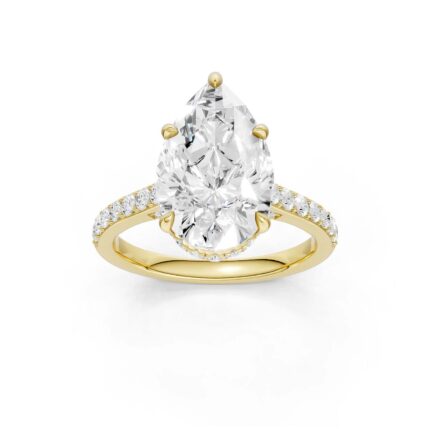 14K 4.50CT Lab Grown Diamond Engagement Ring