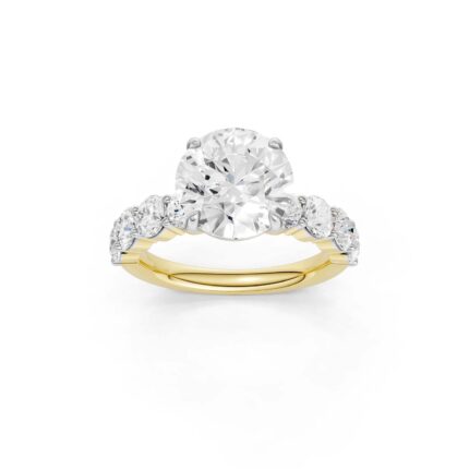 14K 4.50CT Lab Grown Diamond Engagement Ring