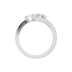 14K 1.00CT Lab Grown Diamond Fancy Ring - Image 3