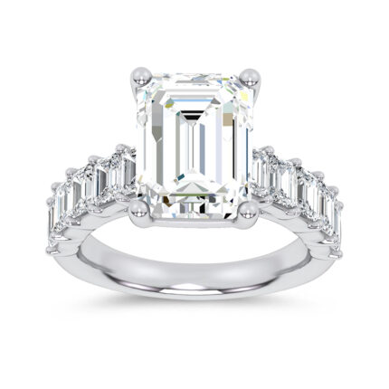 14K 7.00CT Certified Lab Grown Engagement Ring